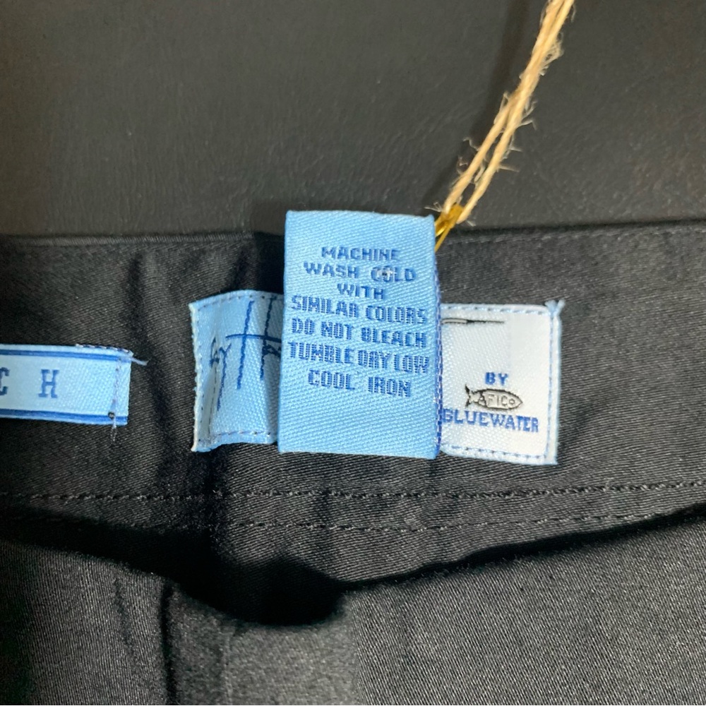 Guy Harvey Women Pants Black Stretch Twill Side Zip 4‎ - Picture 5 of 9